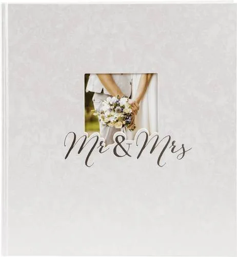 Goldbuch 08388 Fotoalbum 30cm x 31cm Creme - Hochzeitsalbum mit 60 Seiten, perfekt für Ihre schönsten Erinnerungen, stilvolles Design für besondere Anlässe.