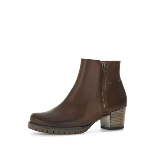 Gabor Stiefeletten Comfort Beq. mit Reißverschluss, Braun - Elegante Stiefeletten mit sportlichem Design, aus hochwertigem Lackmaterial und flauschigem Innenfutter für hohen Tragekomfort. Ideal für den täglichen Gebrauch.