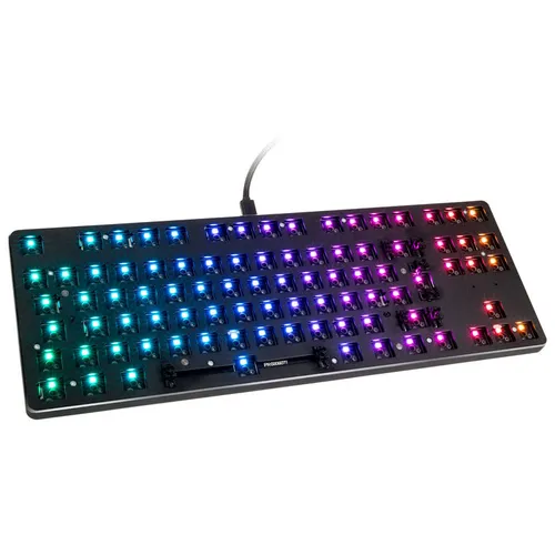 Glorious GMMK TKL ISO Gaming Tastatur - Gaming Tastatur mit hot-swappable Switches für individuelle Anpassung und optimales Spielerlebnis.