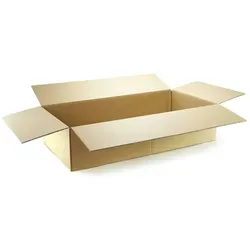 PROREGAL 1x Versandkarton 2-wellig | LxBxH 1200 x 600 x 310 mm | Belastbar bis 30 kg | Braun | Große Pappkiste Faltkarton Karton Paket für Versand mit DHL DPD GLS UPS Hermes