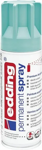 edding Permanent Spray 5200 - Premium-Acryllack Opulent Türkis matt - Schreibutensilien: UV-beständiger Acryllack für Metalloberflächen, ideal für kreative Projekte im Außenbereich.