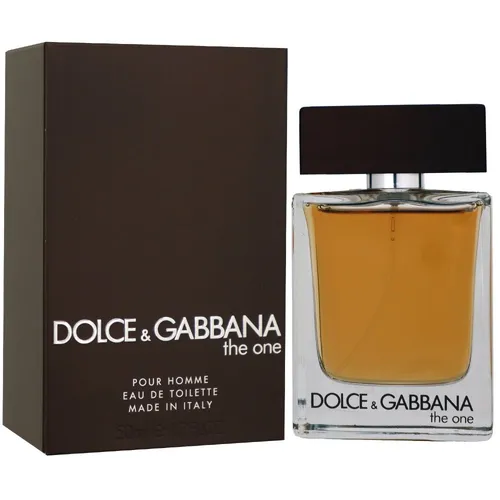 Dolce & Gabbana The One for Men Eau de Toilette Spray 50 ml - Herrenparfum mit einem unverwechselbaren, orientalischen Duft, der Eleganz und Charisma ausstrahlt.