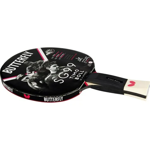 Butterfly Timo Boll Tischtennisschläger SG99 | Hochwertiger Tischtennis Schläger - Tischtennisschläger mit ITTF-zugelassenem Belag, einzigartigem Smart.grip für besseren Halt und holografischem Sticker zur Echtheitsbestätigung. Ideal für Allround-Spieler.
