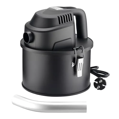 Wiltec Aschesauger 600 W – Effizienter Kaminsauger mit HEPA-Filter - Aschesauger mit 600 W Leistung und 4 l Fassungsvermögen, ideal für die gründliche Reinigung von Kaminen und Pelletöfen, ausgestattet mit HEPA-Filter für bessere Luftqualität.