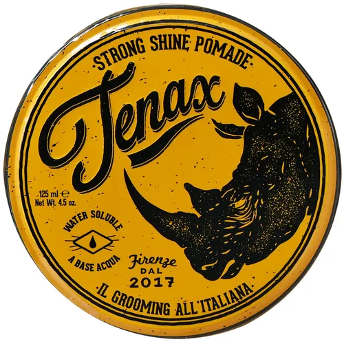 Tenax Strong Hold Pomade 125ml – starke Fixierung, Glanz, parabenfrei, vegan