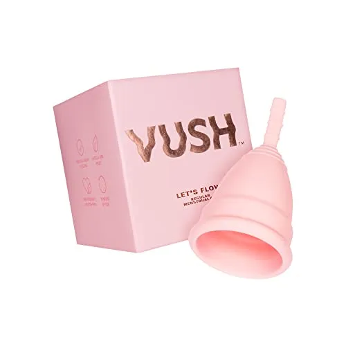 VUSH Let's Flow Womens Menstrual Cup
