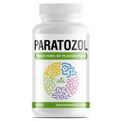 Paratozol 60 Kapseln – Maxi-Packung - Nahrungsergänzungsmittel mit pflanzlichen Inhaltsstoffen und Koffein, ideal für den täglichen Einsatz. Praktische Maxi-Packung mit 60 Kapseln für eine einfache Anwendung.