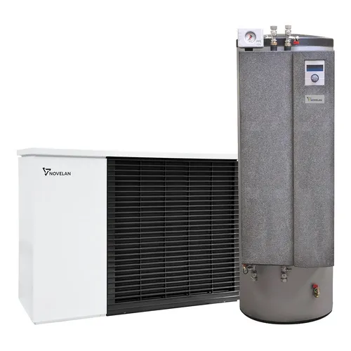 Novelan Luft/Wasser-Wärmepumpe LAD 9-CSD, 9,0kW - Effiziente Wärmepumpe für Außenaufstellung mit Compact-Station Dual, ideal für hohe Heizwasservorlauftemperaturen bis +70°C.