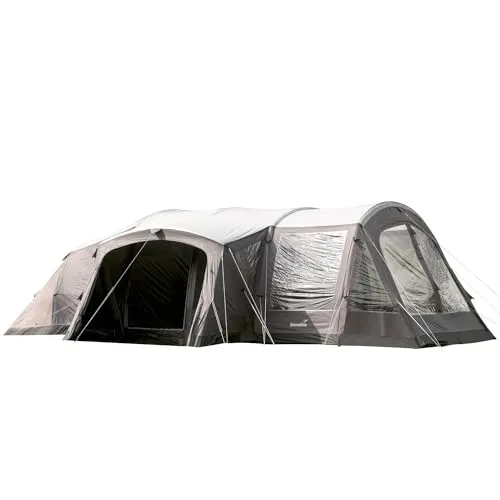Skandika Tunnelzelt Timola 6 Air Sleeper Protect XL Plus - Geräumiges Aufblaszelt für 6 Personen, mit 4000 mm Wassersäule und 220 cm Stehhöhe – ideal für komfortable Campingausflüge.