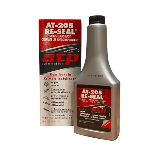 ATP AT-205 Re-Seal Dichtmittel für Motoren und Getriebe – 236 ml - Professionelles Dichtmittel zur schnellen Abdichtung von Lecks in Motoren und Getrieben. Kompatibel mit verschiedenen Ölen und garantiert eine zuverlässige und einfache Anwendung.
