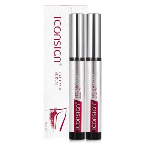 P-Beauty 2x Wimpernserum & Augenbrauenserum 3,5ml - für lange & volle Wimpern - Wimpernbooster mit Peptiden, Hyaluronsäure, Vitamin E - Vegan - Wimpernwachstum, gepflegte Brauen - Eyelash Serum (2x)