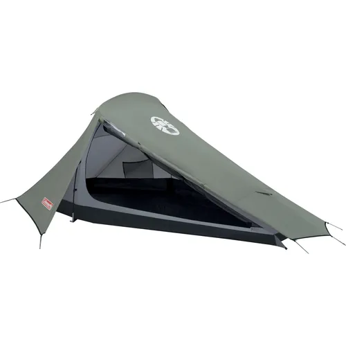 Coleman Zelt Bedrock 2 - Kompaktes 2-Mann-Kuppelzelt - Leichtes Camping- & Wanderzelt für 2 Personen, 100% wasserdicht mit 3.000 mm Wassersäule, ideal für Trekking und Motorradtouren
