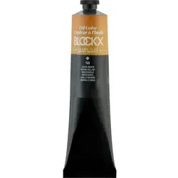 Blockx Ölfarbe Indischgelb 200ml - Extrafeine Ölfarbe für Künstler, hohe Lichtechtheit (Note 7/8) und ideal für anspruchsvolle Malprojekte.