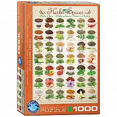 Eurographics 6000-0598 Herbs and Spices Puzzle - Hochwertiges 1000 Teile Puzzle, aus recyceltem Karton, ideal für die ganze Familie