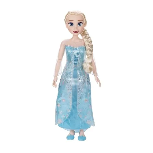 Disney Princess Die Eiskönigin Playdate ELSA Riesenpuppe 80cm - Beweglich, ideal für Abenteuer und als Geschenk für Disney Frozen-Fans