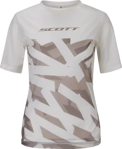 Scott Damen T-Shirt Vertic LT SS Baumwolle Weiß (7992) L - Stylisches Damen T-Shirt aus hochwertiger Baumwolle, ideal für Freizeit und Sport. Bequemer Schnitt für optimalen Tragekomfort.
