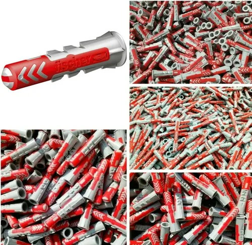 Fischer Duopower Dübel 5-10 mm - Universaldübel für Hohlräume - Dübel für vielseitige Anwendungen, ideal für Gipskarton und Hohlräume. Hohe Haltekraft und einfache Montage mit Fischer Duopower Technologie.