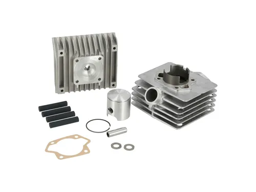 Set: LT85 Tuningzylinder + Kolben + Zylinderkopf, 85ccm - Motor & -teile für Simson Moped- & Mokick, 2-Kanal Tuningzylinder für mehr Leistung und optimierte Performance, ideal für KR51/2 Schwalbe und S51/S53 Modelle.