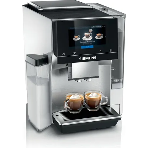 Siemens EQ700 Kaffeevollautomat - Genießen Sie 32 internationale Kaffeespezialitäten mit dem Siemens EQ700, ausgestattet mit intelligentem iAroma System für perfekten Geschmack und Home Connect App für bequeme Steuerung.