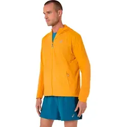 ASICS Road Packable Jacket Herren Laufjacke - Gelb/Blau, Größe XL - Leichte, wasserabweisende Laufjacke für Herren. Kompakt verstaubar und ideal für wechselhaftes Wetter. Schützt zuverlässig beim Training und bietet optimale Bewegungsfreiheit.