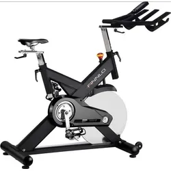 FINNLO Speedbike CRS Mod. 23 - Indoor Rennrad für intensives Training - Heimtrainer für intensives Ausdauertraining zu Hause, bis 150 kg belastbar, mit stufenloser Widerstandseinstellung und praktischer Smartphone-Halterung.
