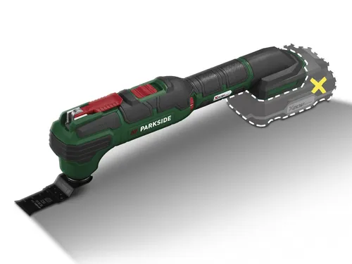 PARKSIDE® 20 V Akku-Multifunktionswerkzeug PAMFW 20 -Li C3 - Oszillierendes Multifunktionswerkzeug für vielfältige Anwendungen wie Sägen, Schaben und Schleifen. Mit werkzeuglosem Schnellspannsystem und integrierter LED-Leuchte für präzise Ergebnisse.