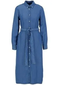 Damen Blusenkleid CHAMBREY 40 - Kleider: Elegantes Blusenkleid von GANT aus hochwertigem Lyocell, weich im Griff und mit einem fließenden Fall für einen stilvollen Look.