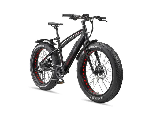 E-Bike TELEFUNKEN "Aufsteiger FM350" - 26 Zoll Pedelec für Damen und Herren - Fahrräder - Das TELEFUNKEN FM350 E-Fatbike mit 4'' Reifen bietet herausragenden Grip und Komfort für Abenteuer abseits der Straßen. Ideal für Schotterpisten und Trails!