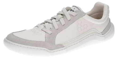 Vivobarefoot Gobi II Sneaker Leather für Damen - Limestone 37 - Sneaker aus 98 % natürlichen Materialien mit 100 % natürlicher Laufsohle, für ein authentisches Barfußgefühl und nachhaltigen Komfort.