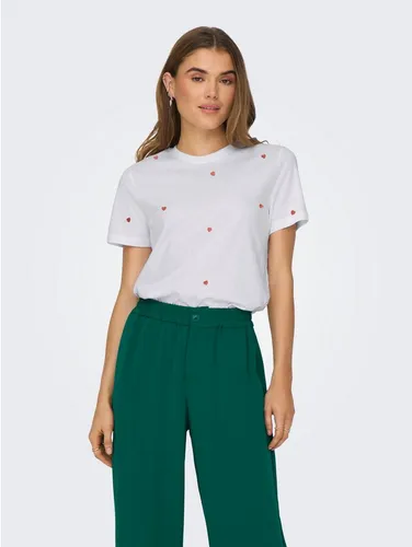 ONLY Kurzarmshirt ONLKETTY LIFE S/S O-NECK TOP JRS NOOS