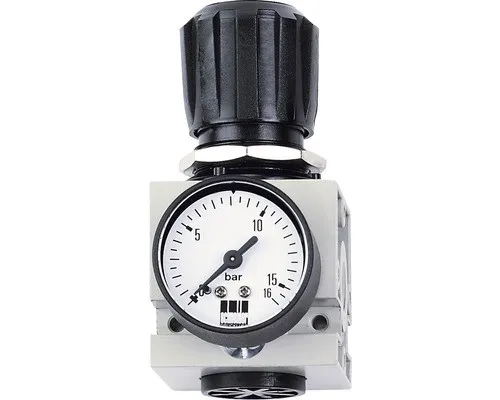 Druckminderer Schneider DM 1/4 W - Metall Druckminderer für präzise Druckregulierung, ideal für verschiedene Anwendungen in der Industrie und im Handwerk.
