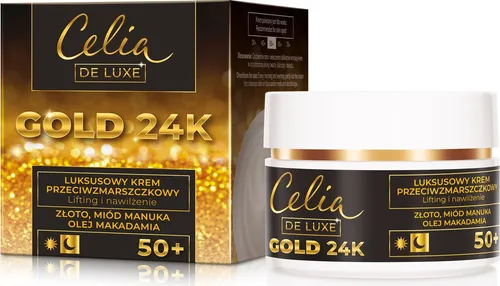 Celia Gold 24K Luxurious Anti-Wrinkle Cream 50+ - Lifting und Feuchtigkeit 50ml