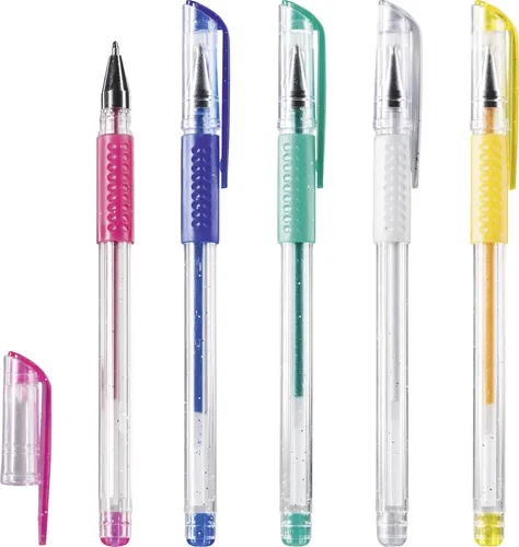 Glitzergelstift  Fun Collection - 5 fach sortiert - nicht auswählbar (1Stüc ...
