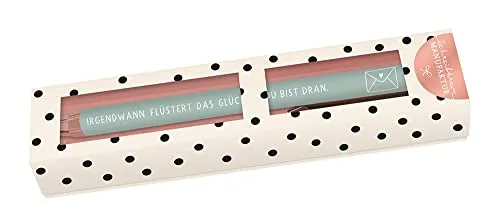 Grafik-Werkstatt Kugelschreiber mit Drehmechanik | schwarze Mine auswechselbar| Das Glück flüstert, 64144