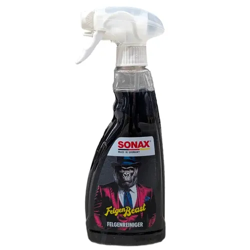 SONAX FelgenBeast Sonderedition 500 ml - Autoreinigung & Pflege – Leistungsstarker Felgenreiniger, entfernt biestige Verschmutzungen und ist materialschonend für alle Felgenarten.