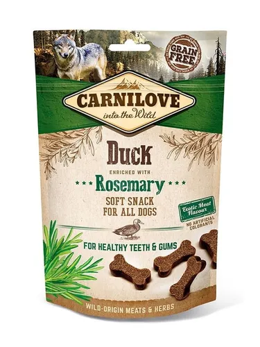 CARNILOVE Soft Ente+Rosmarin Hundeleckerli - 200 g CARNILOVE 8595602527311