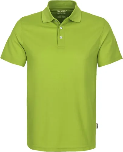 HAKRO Poloshirt 806 Coolmax - kiwi - L - Herren-Shirt mit COOLMAX®-Faser für optimale Feuchtigkeitsregulation, ideal für Sport und Freizeit, und bietet höchsten Tragekomfort.