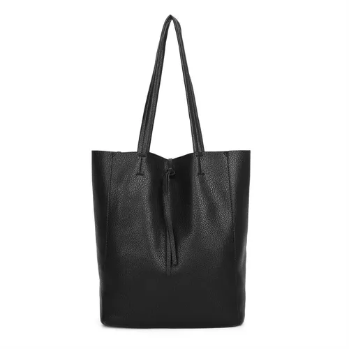 OBC Damen Tasche Set 2in1 - Shopper Handtasche und Crossbody Bag, zeitloses Design für den Alltag und Wochenendausflüge