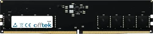 OFFTEK 32GB Ersatz Arbeitsspeicher RAM Memory für AsRock X670E PG Lightning (DDR5-38400 (PC5-4800)) Hauptplatinen-Speicher