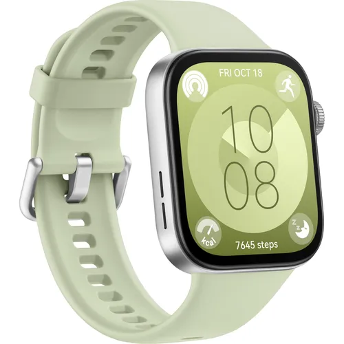 Huawei Watch FIT 3 - Green, Ultraleichte Smartwatch - Smartwatch mit 1,82" AMOLED-Display, bis zu 10 Tagen Akkulaufzeit und umfassenden Fitnessfunktionen - ideal für Sport und Alltag.