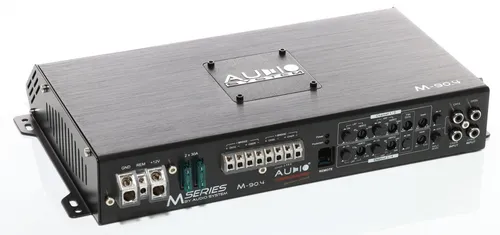 Audio System M-90.4 - Hochleistungs 4-Kanal-Verstärker für Auto-Lautsprecher - Car-HiFi-Endstufen mit 4x90 W RMS Leistung, variablen Filtern und effizientem ON-TOP Kühlsystem für optimale Klangqualität und lange Laufzeiten.