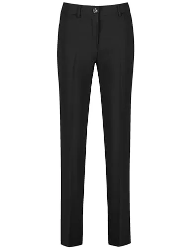 GERRY WEBER 5-Pocket-Hose - Stoffhosen, schlichte und elegante Hose mit Bügelfalten, ideal für Office und festliche Anlässe, vielseitig kombinierbar für gepflegte Looks.