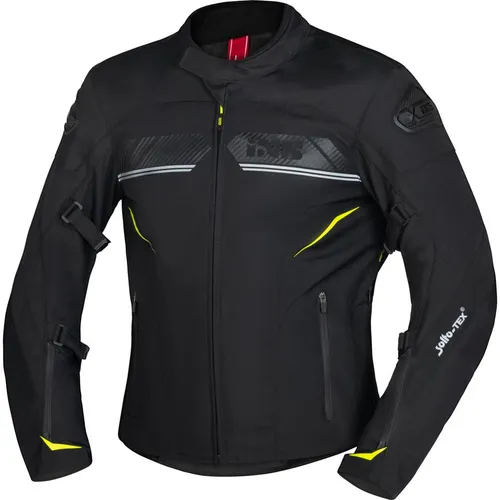 IXS Carbon-ST Sportstourer Textiljacke schwarz S - Sportliche, wasserdichte Motorradjacke aus 600D Polyoxford mit atmungsaktiver Z-Liner-Membran und herausnehmbarem Thermofutter für optimalen Komfort und Sicherheit bei jedem Wetter.