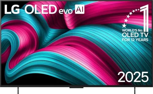 LG OLED evo AI OLED65C54LA - 65" 4K Smart-TV - Fernseher mit 165,1 cm (65") Bildschirmdiagonale, OLED evo Technologie und beeindruckendem Dolby Atmos Sound für ein unvergleichliches Fernseherlebnis.