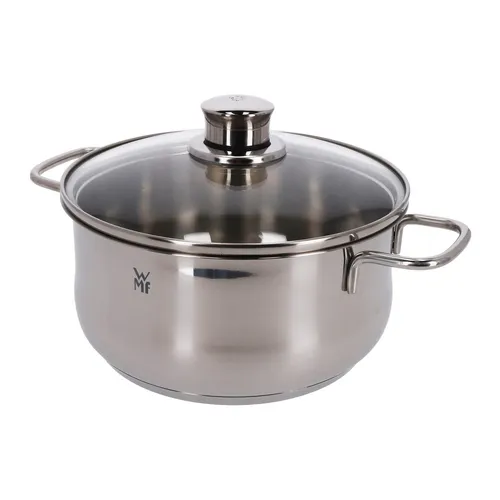 WMF Diadem Plus Bratentopf mit Deckel, 20 cm - Hochwertiger Bratentopf aus rostfreiem Edelstahl, ideal für gesundes Braten und Kochen, mit praktischem Deckel und gleichmäßiger Wärmeverteilung.