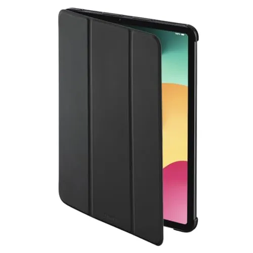 Hama Tablet-Hülle Fold für Apple iPad Pro 11" (2024) - Schwarz - Tablet-PC-Zubehör mit integrierter Magnetfunktion, die das iPad Pro 11" beim Öffnen aktiviert und beim Schließen deaktiviert. Schützt vor Schmutz und bietet eine praktische Standfunktion in zwei Stufen.
