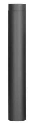 FireFix Ofenrohr Ø 130 mm 100 cm schwarz - Ofenrohr für effiziente Abgasführung, aus robustem Stahl und ideal für Aschesauger geeignet.