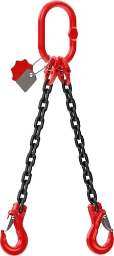 Dolezych Anschlagkette 2-strängig (1 m) (19440802) - Robuste und vielseitige Lösung - Die Dolezych Anschlagkette 2-strängig (1 m) (19440802) ist ideal für den professionellen Einsatz. Sie bietet hohe Belastbarkeit und Sicherheit für Ihre Hebe- und Transportaufgaben.