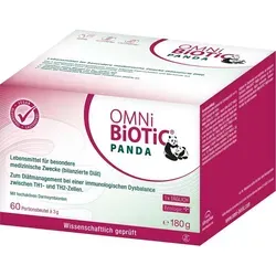 Omni Biotic Panda 180 G - Nahrungsergänzungsmittel für Babys und Mütter, unterstützt die Darmflora mit hochaktiven Darmsymbionten, ideal ab dem 1. Lebenstag und während der Schwangerschaft.