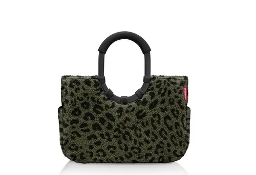 Reisenthel Loop Shopper M Einkaufstasche teddy leo olive OS5055 - Handtasche mit herausnehmbarer Innentasche und Trinkflaschenbereich, ideal für modebewusste Frauen, die Funktionalität und Stil schätzen.